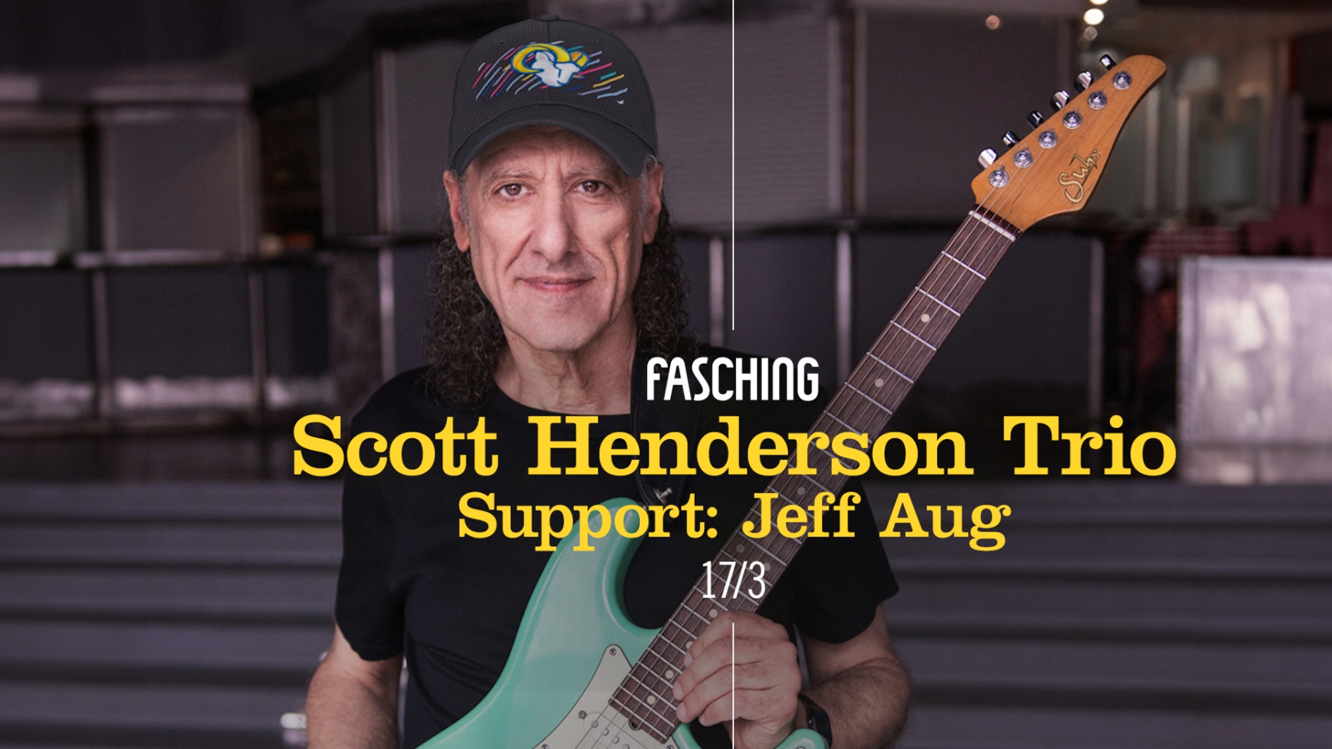 Scott Henderson Trio - Support Jeff Aug